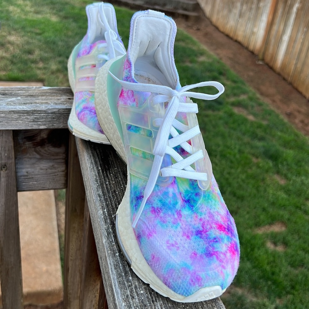 Womens Ultraboost by Adidas a great running shoes and so colorful